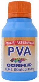 Tinta PVA para Artesanato AZUL CELESTE 100ml - 323