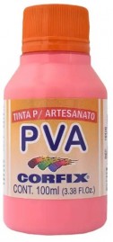 Tinta PVA para Artesanato ROSA CH 100ml - 342