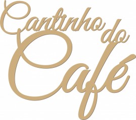 Quadro Painel # CANTINHO DO CAFÉ 4 em MDF 3mm