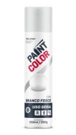 Tinta Spray BRANCO FOSCO PaintColor 350ml