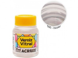 Verniz vitral Incolor 37ml - Acrilex - 500