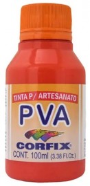 Tinta PVA para Artesanato VERMELHO VIVO 100ml - 356