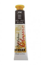 Tinta a oleo para tela Sepia 20 Ml - Acrilex - 396