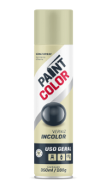 Verniz Spray INCOLOR Uso Geral PaintColor 350ml