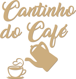 Quadro Painel # CANTINHO DO CAFÉ 5 em MDF 3mm