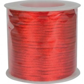 Aviamento Cordão 1,2 mm com 50 m Vermelho - Kit