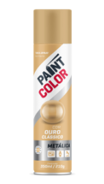 Tinta Spray OURO CLÁSSICO METÁLICA PaintColor 350ml