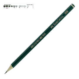 Lápis Preto Técnico 9000 5B Preto - 1 Unidade