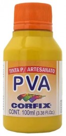 Tinta PVA para Artesanato AMARELO OCRE 100ml - 353