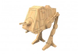 AT-PT Walker - Star Wars - Quebra-cabeça 3D em MDF
