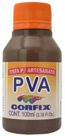 Tinta PVA para Artesanato MARROM 100ml - 319