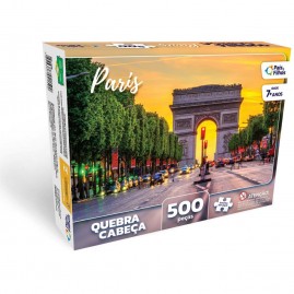 Quebra-cabeça (cartonado) Paris 500 Pecas - Pais E Filhos