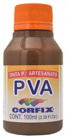 Tinta PVA para Artesanato CHOCOLATE 100ml - 604