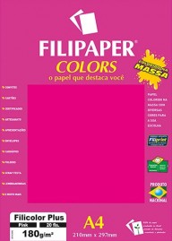 Filipaper COLORS Pink 180g/m² A4 20fls FP02394