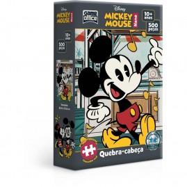 Quebra-cabeça (cartonado) Mickey Nano 500 peças - Toyster