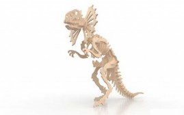 Raptor Kids - Quebra-cabeça 3D em MDF