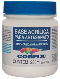 Base Acrílica Para Artesanato 250ml - Corfix