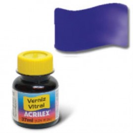 Verniz vitral Violeta 37ml - Acrilex - 516
